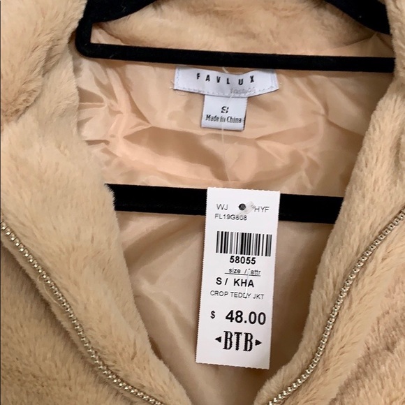 Faux Fur, Teddy Bomber Jacket - Picture 6 of 7